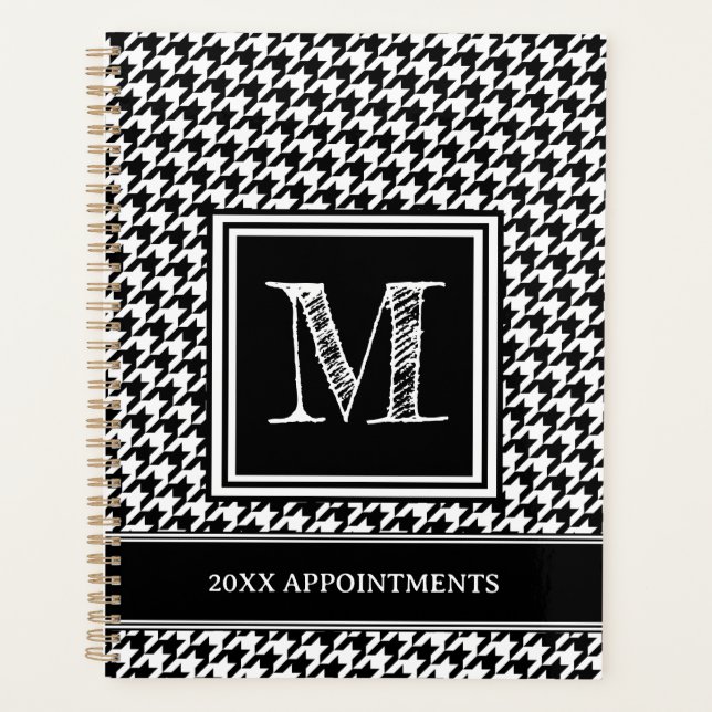 Monogramme classique noir et blanc (Devant)