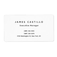 Monogramme classique professionnel minimaliste sim