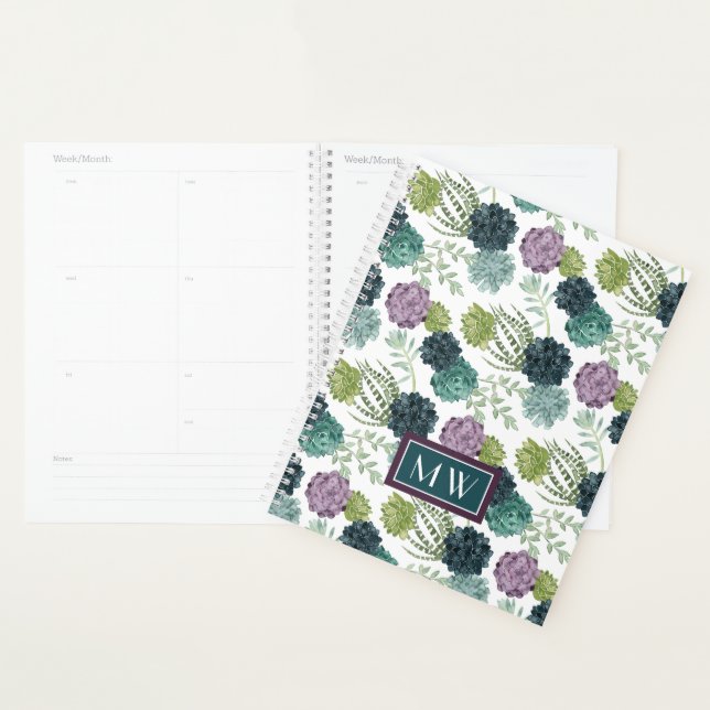 Monogramme | Collection Plante de bonheur Pa Succu (Devant avec enveloppe)