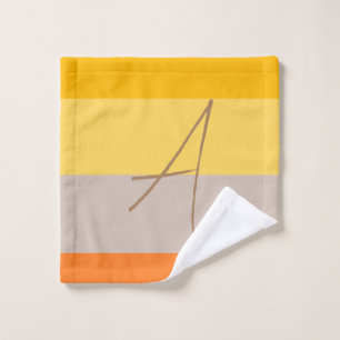 Monogramme couleur pastel moderne multiple Nom ini