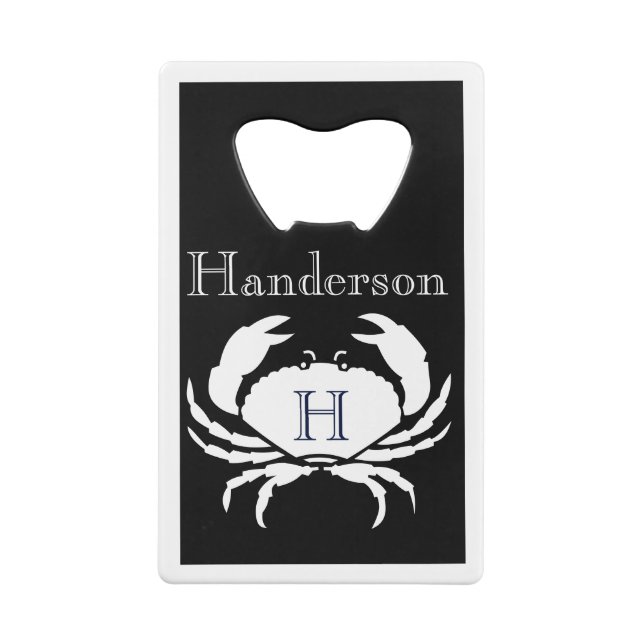 Monogramme Crabe noir et blanc Nautique (Dos)