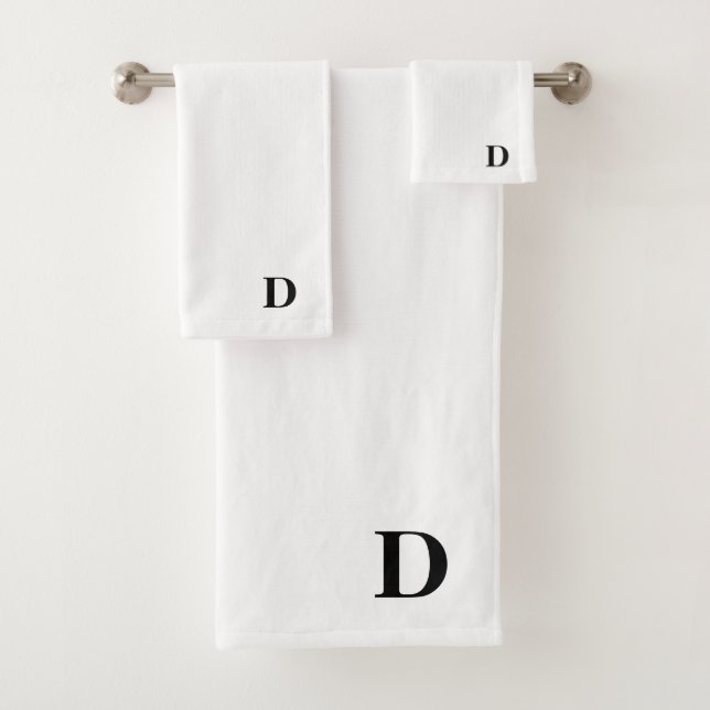 Monogramme D En Blanc (En situation)