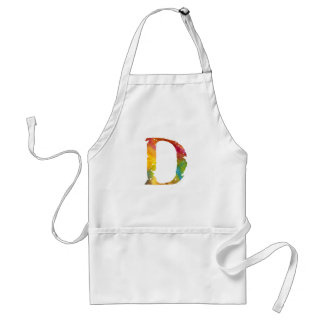 Monogramme - D - tablier