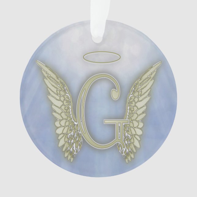 Monogramme d'ange de la lettre G (devant)