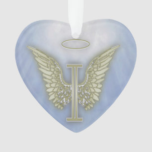 Monogramme d'ange de la lettre I