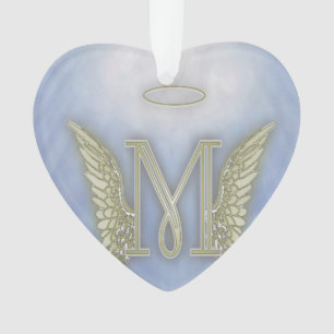 Monogramme d'ange de la lettre M