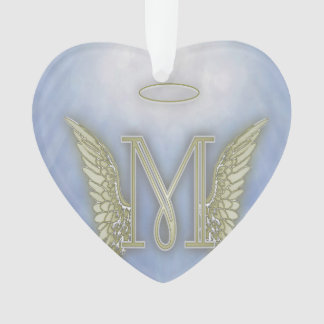 Monogramme d'ange de la lettre M