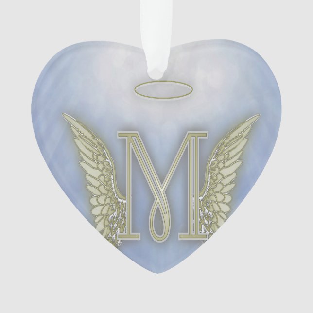 Monogramme d'ange de la lettre M (devant)