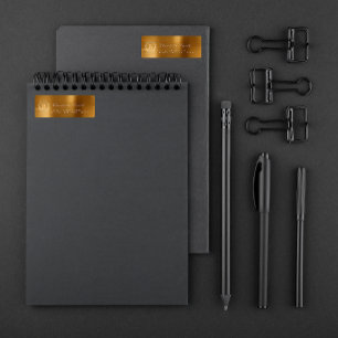 Monogramme dans Laurel Wreath Gold Adresse de reto