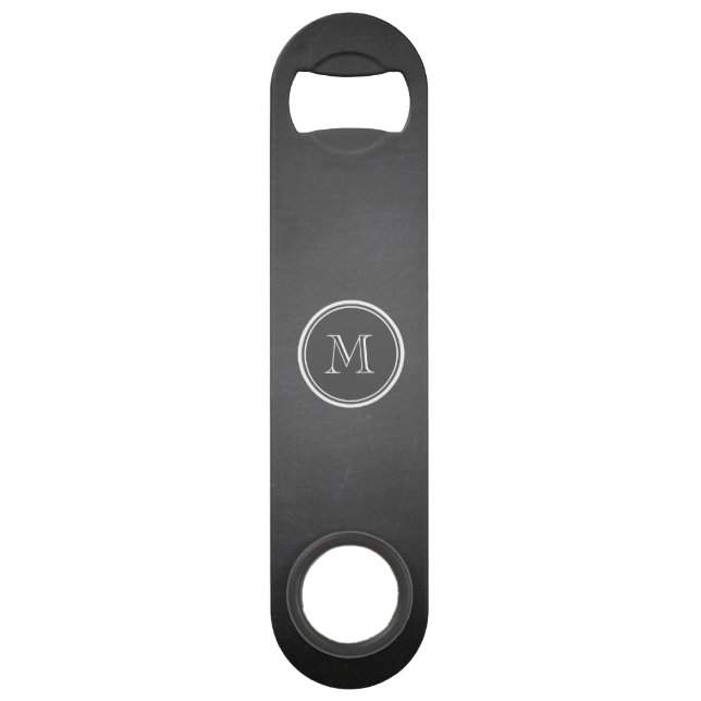 Monogramme de Arrière - plan Rustic Chalkboard (Devant)