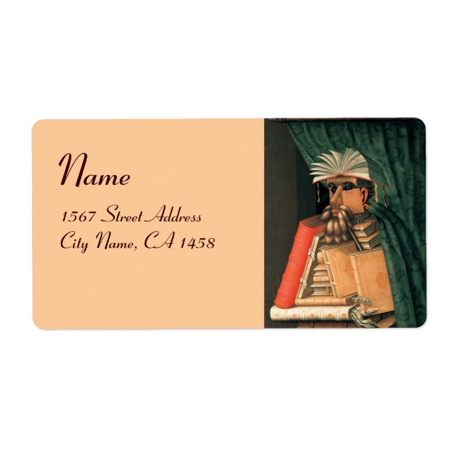 MONOGRAMME DE BIBLIOTHÈQUE, rose (Devant)