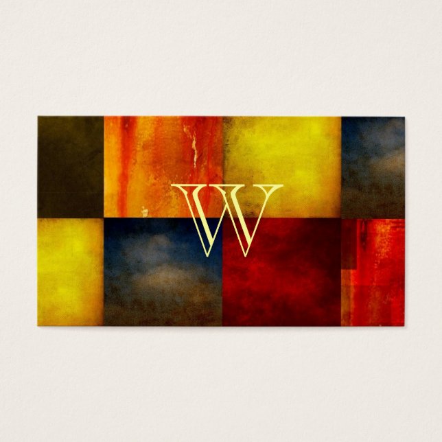Monogramme de bloc de grunge (Devant)
