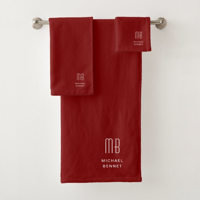 Monogramme de Bourgogne moderne (En situation)