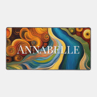 Monogramme de couleur d'art moderne Abstrait
