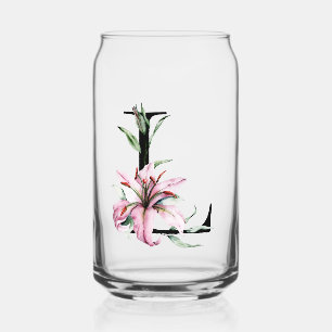 Monogramme de couleur rose