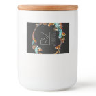 Monogramme de couronne de plume rustique Boho