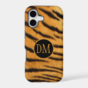 Monogramme de Faux Tiger Fur Motif