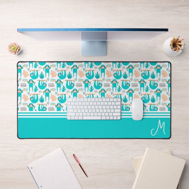 Monogramme de fentes personnalisées (Bureau 1)