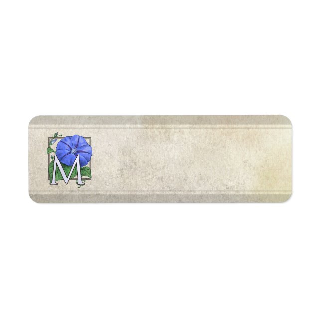 Monogramme de fleur du matin (Devant)