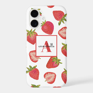 Monogramme de fraise initial