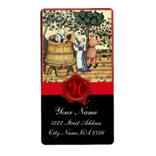 MONOGRAMME DE GRAINE ANTIQUE VINEYARD HARVEST WAX