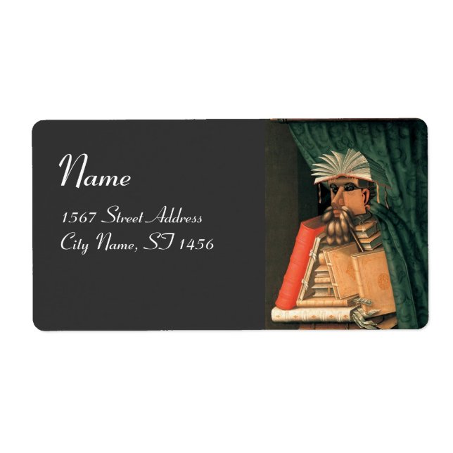 MONOGRAMME DE LA BIBLIOTHÈQUE, gris (Devant)