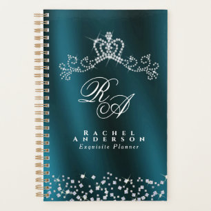 Monogramme de la Couronne brillant vert