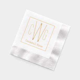 Monogramme de lettre initiale simple élégant #902 