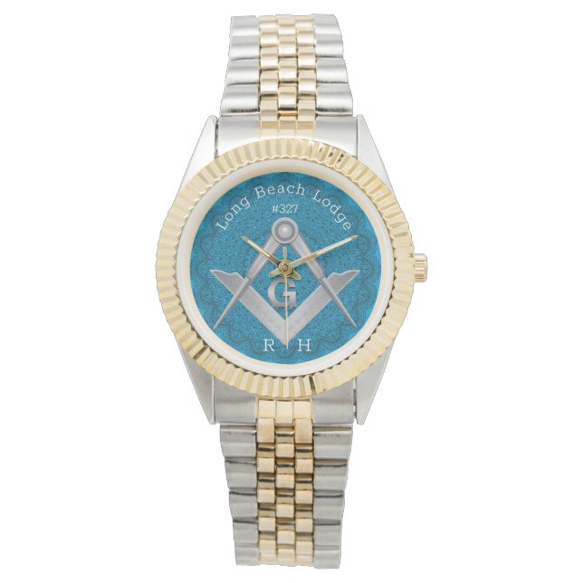 Monogramme de Mandala Monogram Montre (devant)