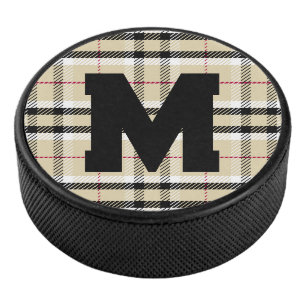 Monogramme de mode préppie beige personnalisé