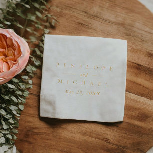 Monogramme de nom de couples modernes simples