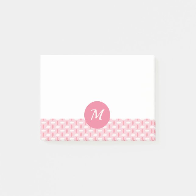 Monogramme de notes de post-it (Devant)