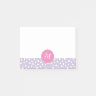 Monogramme de notes de post-it