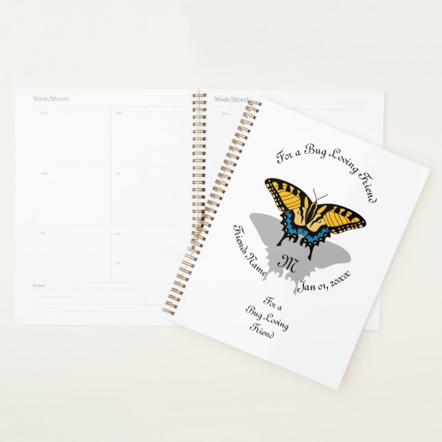Monogramme de papillon Swallowtail (Devant avec enveloppe)