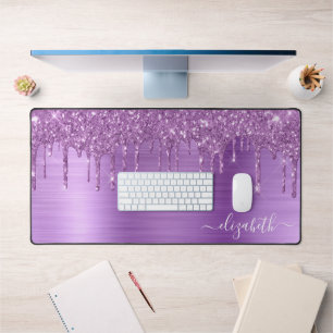 Monogramme de Parties scintillant violette