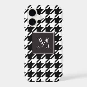 Monogramme de pied de cheminée noir