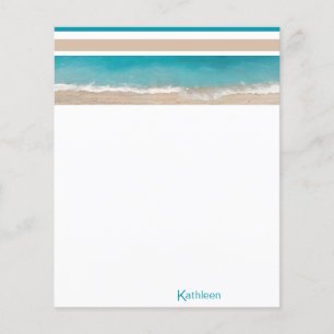 Monogramme de plage Tropical Papeterie personnalis