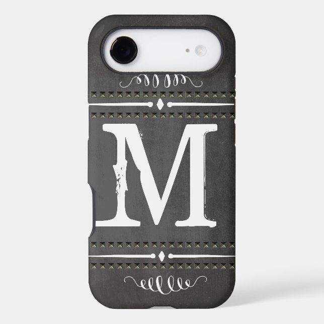 Monogramme de tête de ongle vintage (Verso)