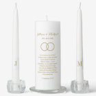 Monogramme de verset biblique en or antique élégan