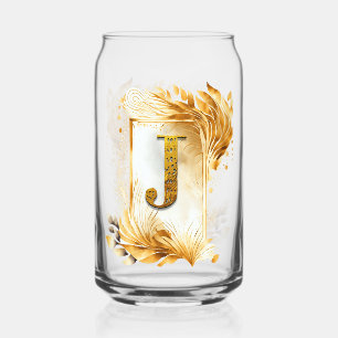 Monogramme décoratif à cadre doré J