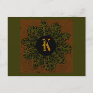 Monogramme Design 03, Carte postale
