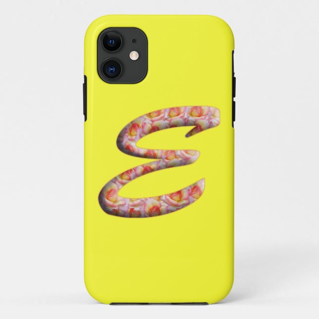 Monogramme E en Motif Iphone 5 coque (Dos)