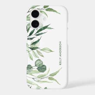 Monogramme élégant Florale aquarelle végétale