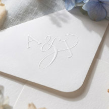 Monogramme Élégant Minimaliste Moderne À Deux Lett