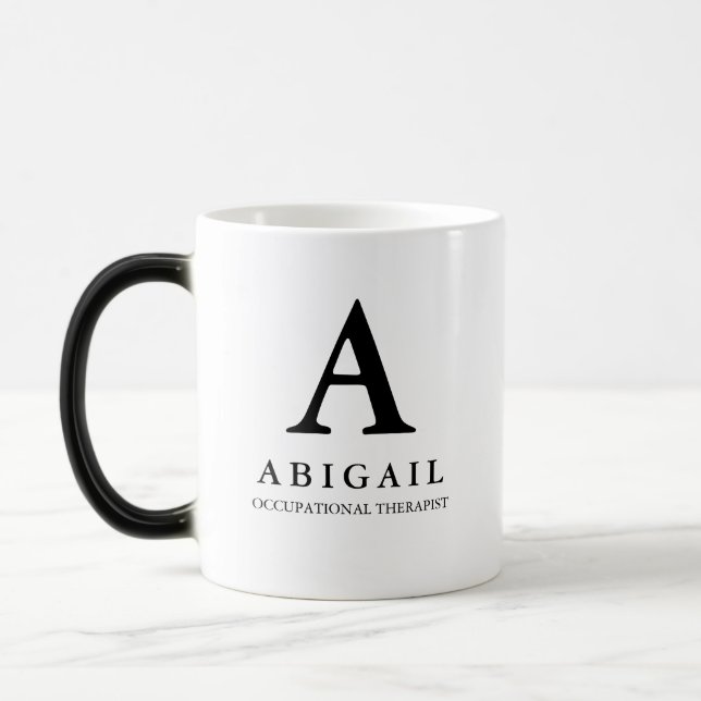 Monogramme ergothérapie simple Mug classique (Gauche)