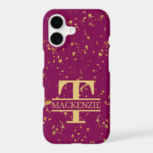 Monogramme et nom personnalisé