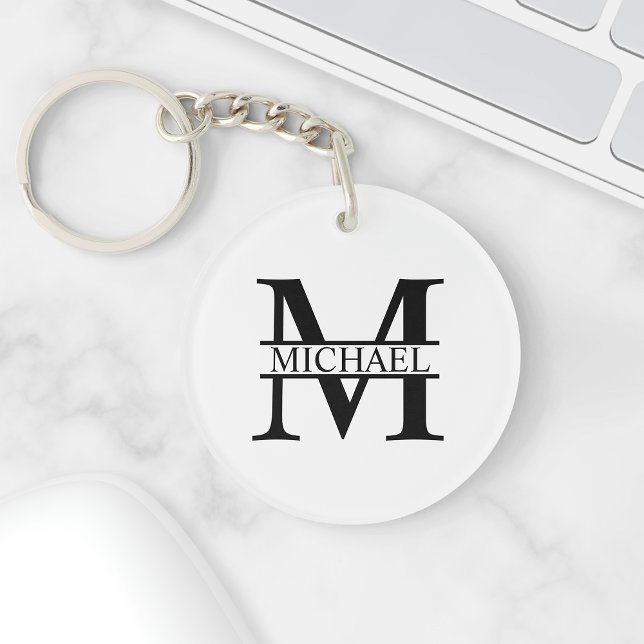 Monogramme et nom personnalisés (Créateur téléchargé)