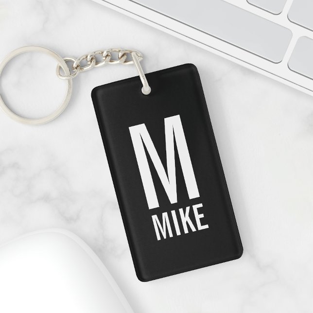 Monogramme et nom personnalisés modernes (Créateur téléchargé)