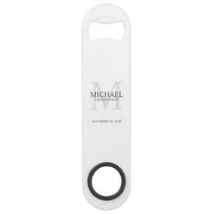 Monogramme et nom personnalisés pour le garçon d'h