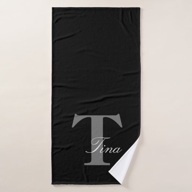 Monogramme et personnalisée (Serviette de bain)